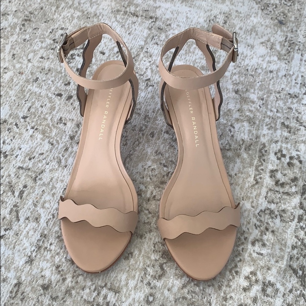 Loeffler Randall nude heels sz 6.5